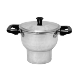 CUSCUZEIRO ALUMINIO 900ML N&ordm;12 9579